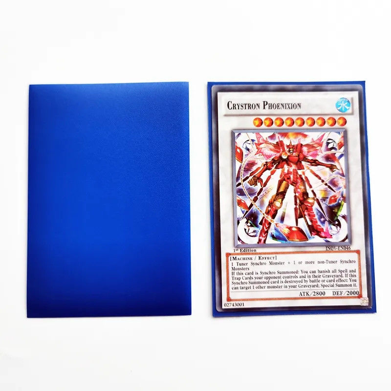 66x91 Mm Premium PP Yu-Gi-Oh Trading Multicolor Card Sleeves Clear Matte Game Yugioh Cards Plastic Sleeves