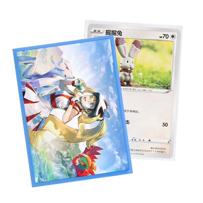 Custom Printed Pattern Clear Art Card Sleeves Fashion Style Made From PP Material For MTG Standard Size Game Card