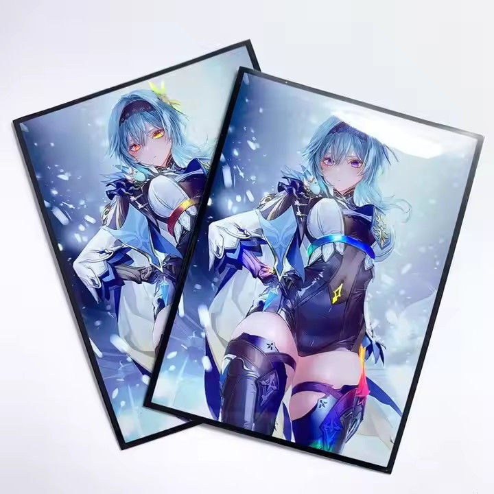 Customized Printing Art Yugioh MTG TCG Holo Hologram Anime Cards Trading Board Game Sleeves