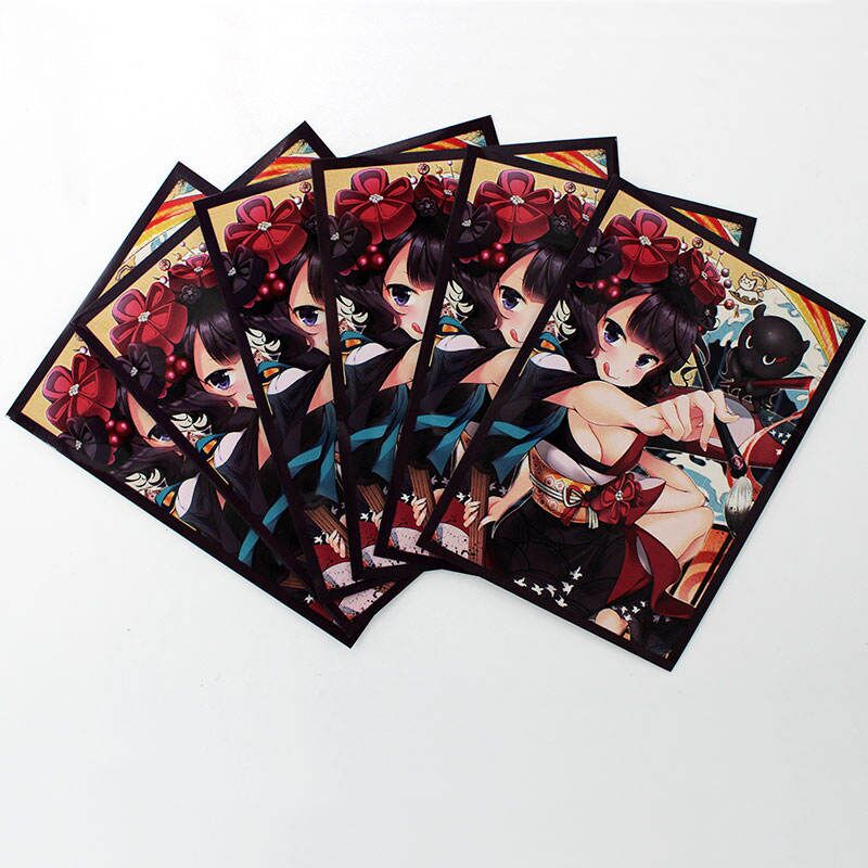 Private Anime Art Printed Card Sleeves For Yugioh And MTG Cards , Game Card Sleeves