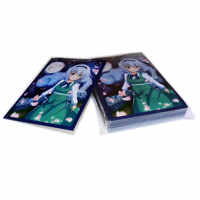 Transparent Custom Card Protector Sleeves Hologram OPP Plastic Business ...
