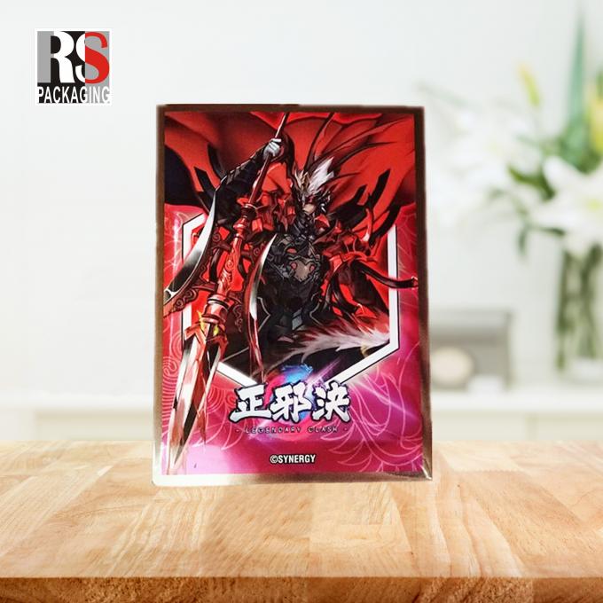 Transparent Custom Card Protector Sleeves Hologram OPP Plastic Business ...